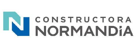 Logo de constructora Normandía